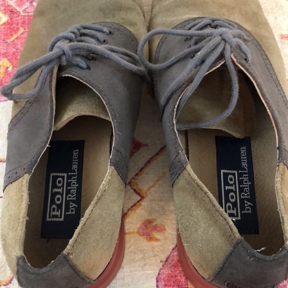 Vintage Polo Ralph Lauren Orrick Saddle Oxford Gatsby Style Shoes Size 7D - Picture 8 of 13